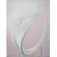 Hlačke c-string White Villus
